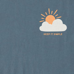 Men's Keep it Simple Sun Cloud Short Sleeve Crusher Tee