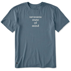 Men's Savasana State of Mind Short Sleeve Crusher Tee