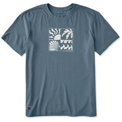 Men's Seaside Vignettes Short Sleeve Crusher Tee