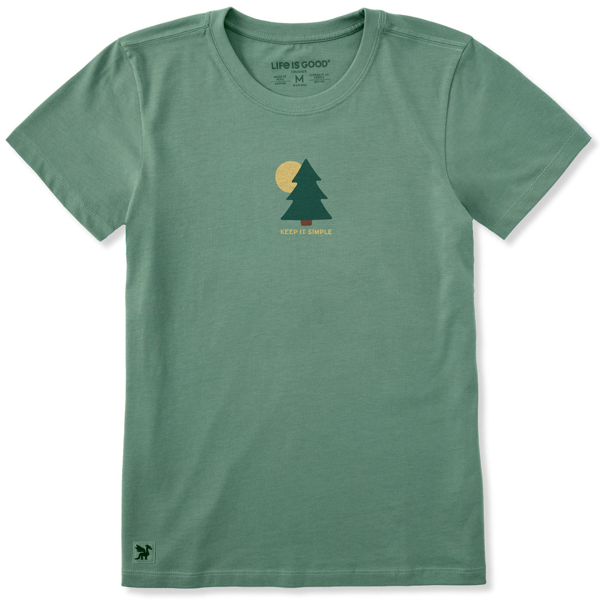 Women's Keep it Simple Pine Tree Short Sleeve Crusher Tee