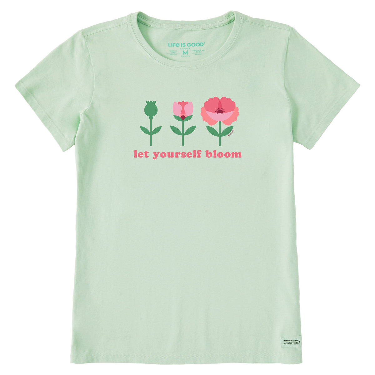 Women's Let Yourself Bloom Poppy Short Sleeve Crusher Tee