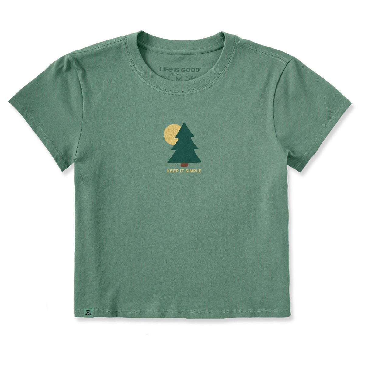 Women's Keep it Simple Pine Tree Crusher-LITE Shrunken Tee