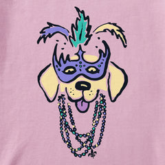 Kids Mardi Paws Short Sleeve Crusher Tee