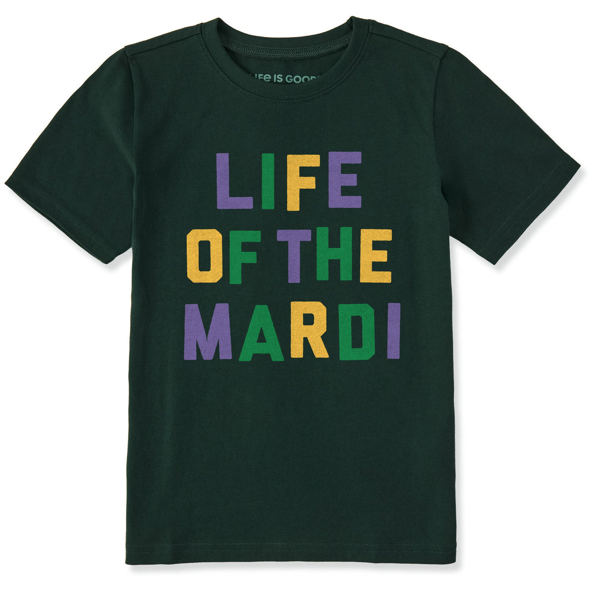 Kids Life of the Mardi Short Sleeve Crusher Tee