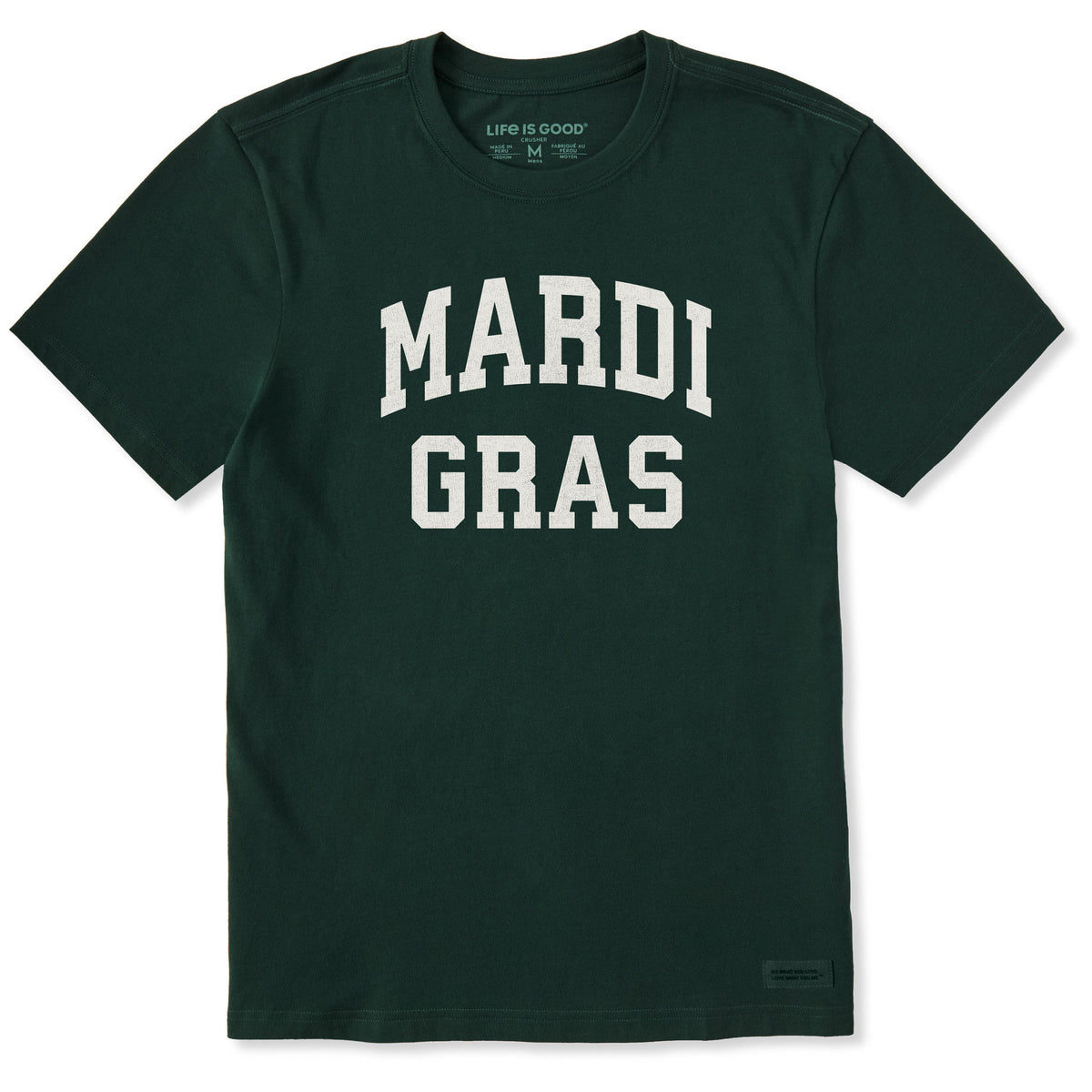 Men's Mardi Gras Arch Short Sleeve Crusher Tee
