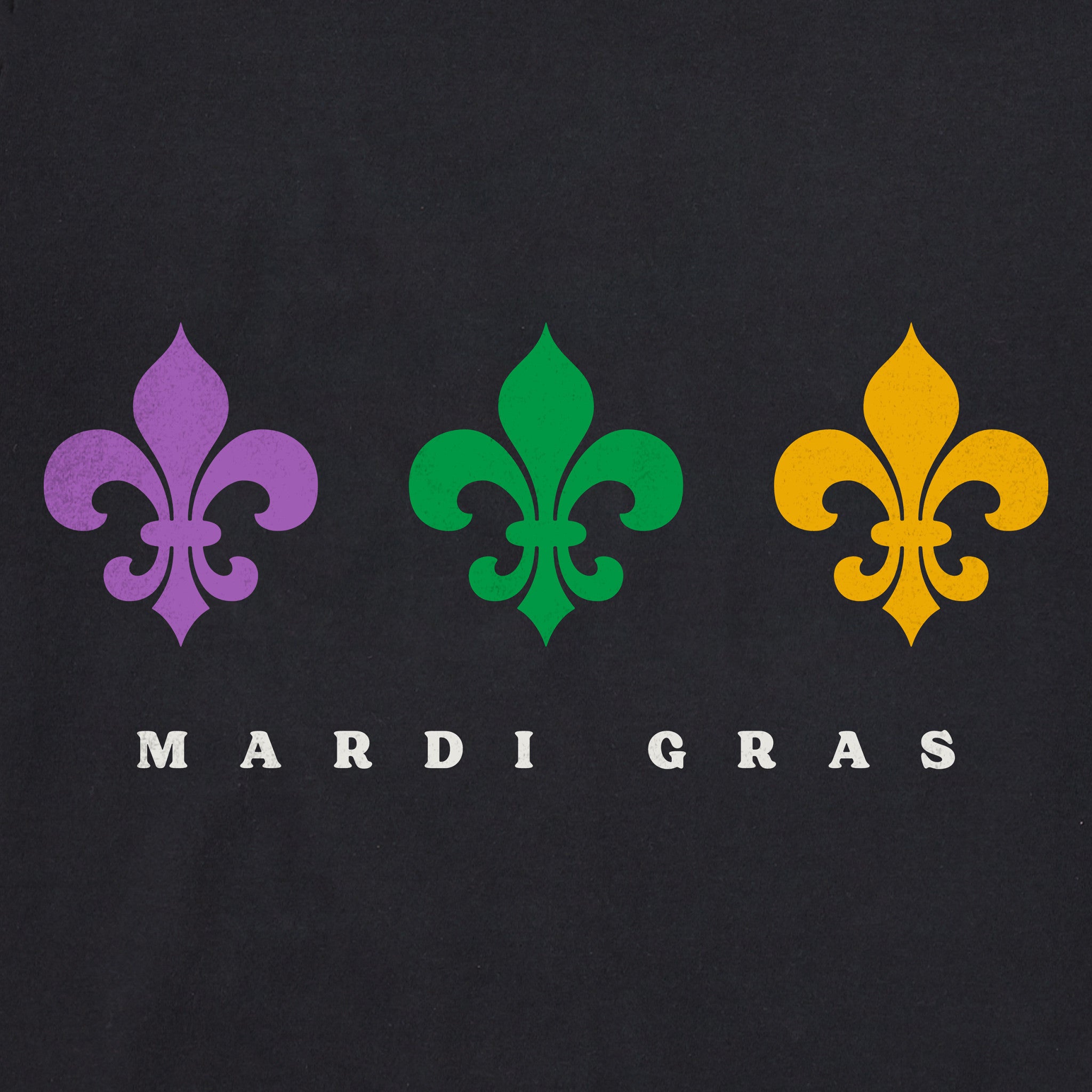 Men's Fleur De Lis Trio Short Sleeve Crusher Tee