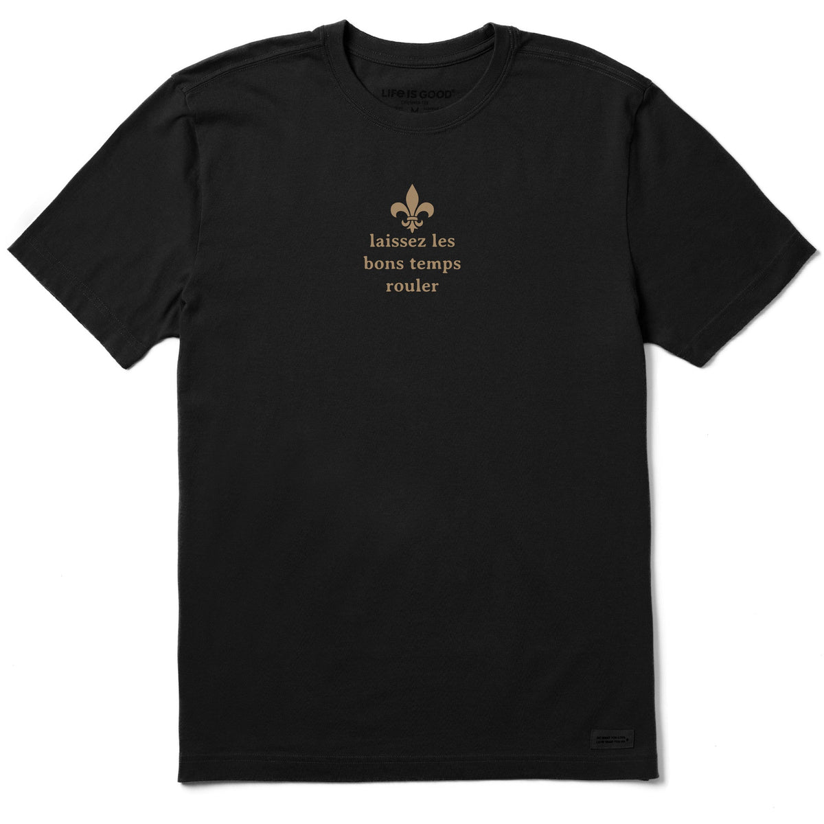Men's Laissez Les Bons Temps Rouler Mardi Gras Short Sleeve Crusher Tee