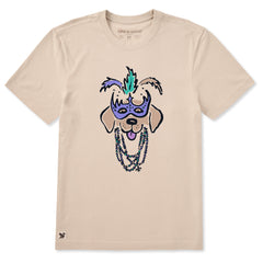 Men's Mardi Paws Short Sleeve Crusher Tee