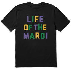 Men's Life of the Mardi Short Sleeve Crusher Tee