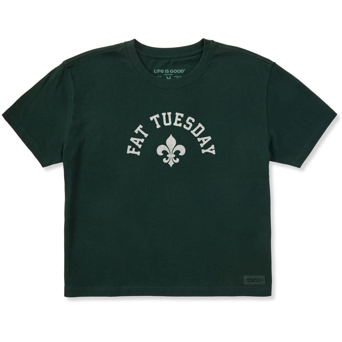 Women's Fat Tuesday Arch Short Sleeve Crusher Boxy Tee