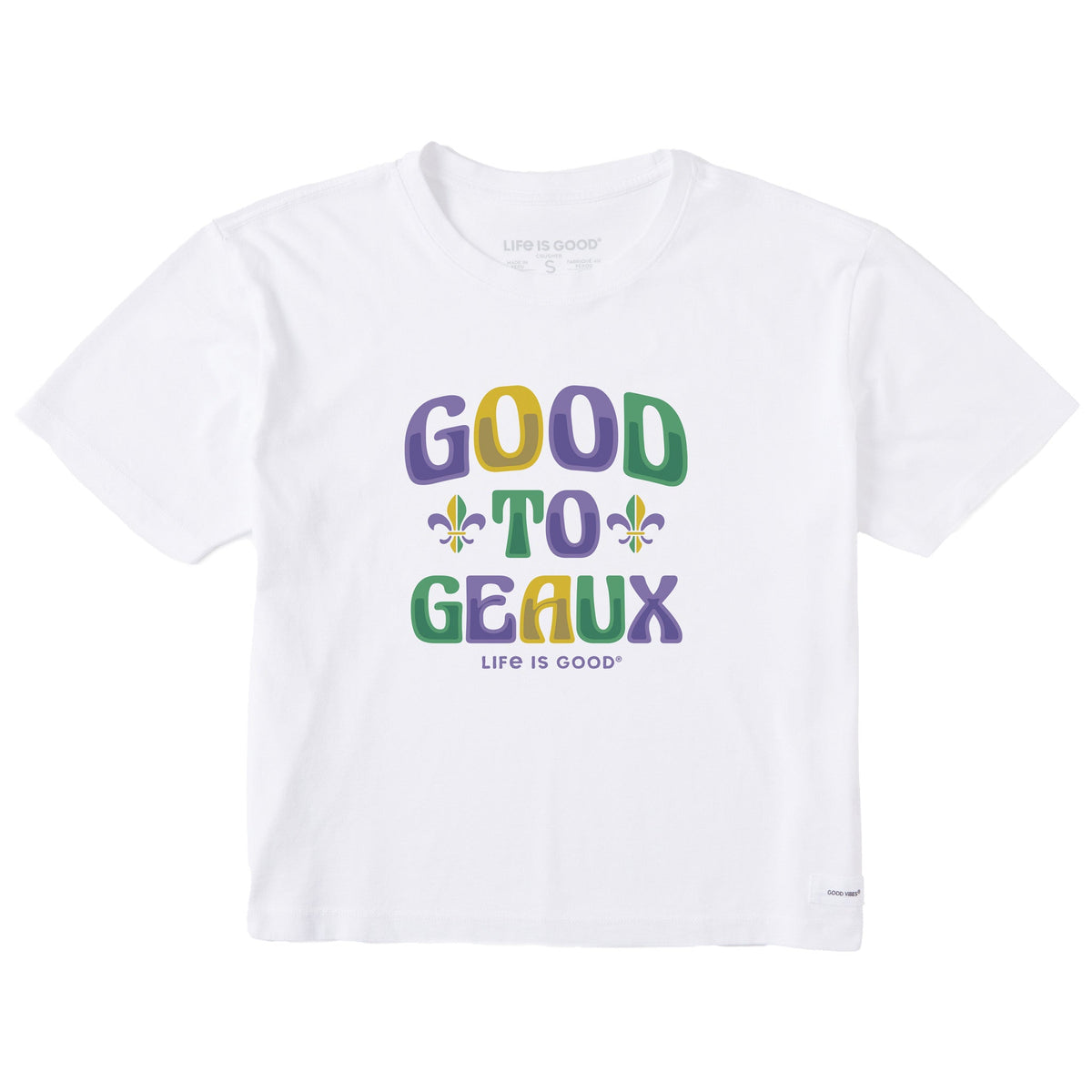 Women's Good to Geaux Short Sleeve Crusher Boxy Tee