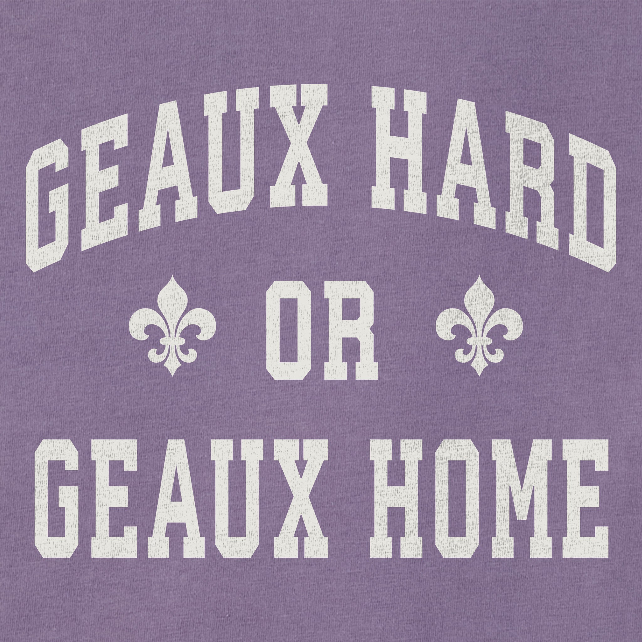 Women's Geaux Hard or Geaux Home Short Sleeve Crusher Boxy Tee