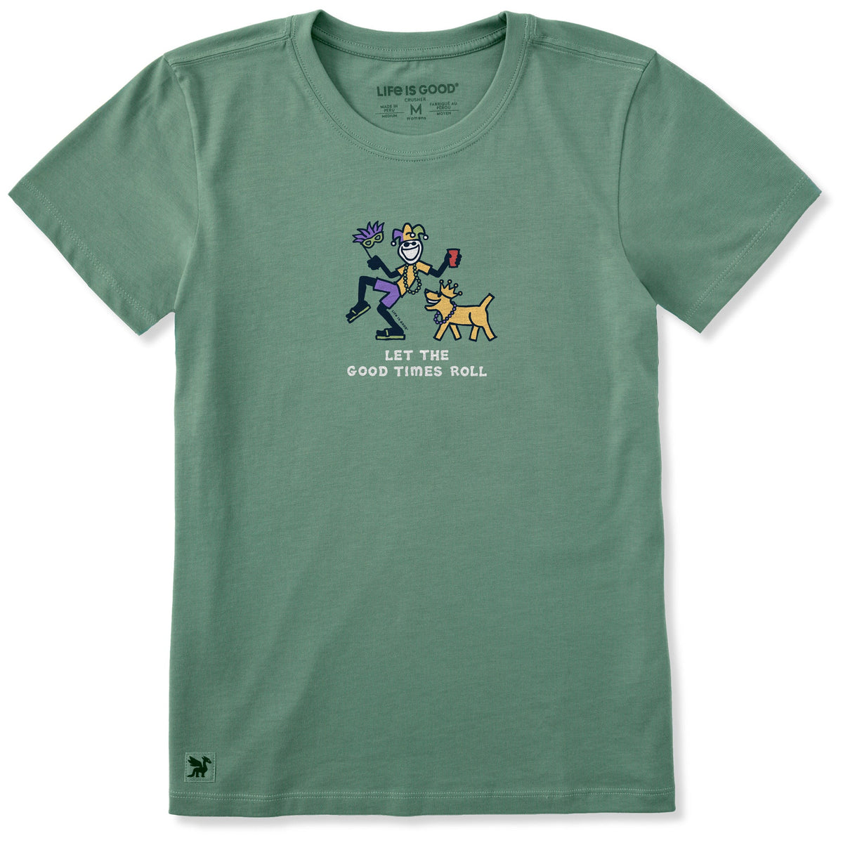 Women's Let the Good Times Roll Jake Rocket Short Sleeve Crusher Tee