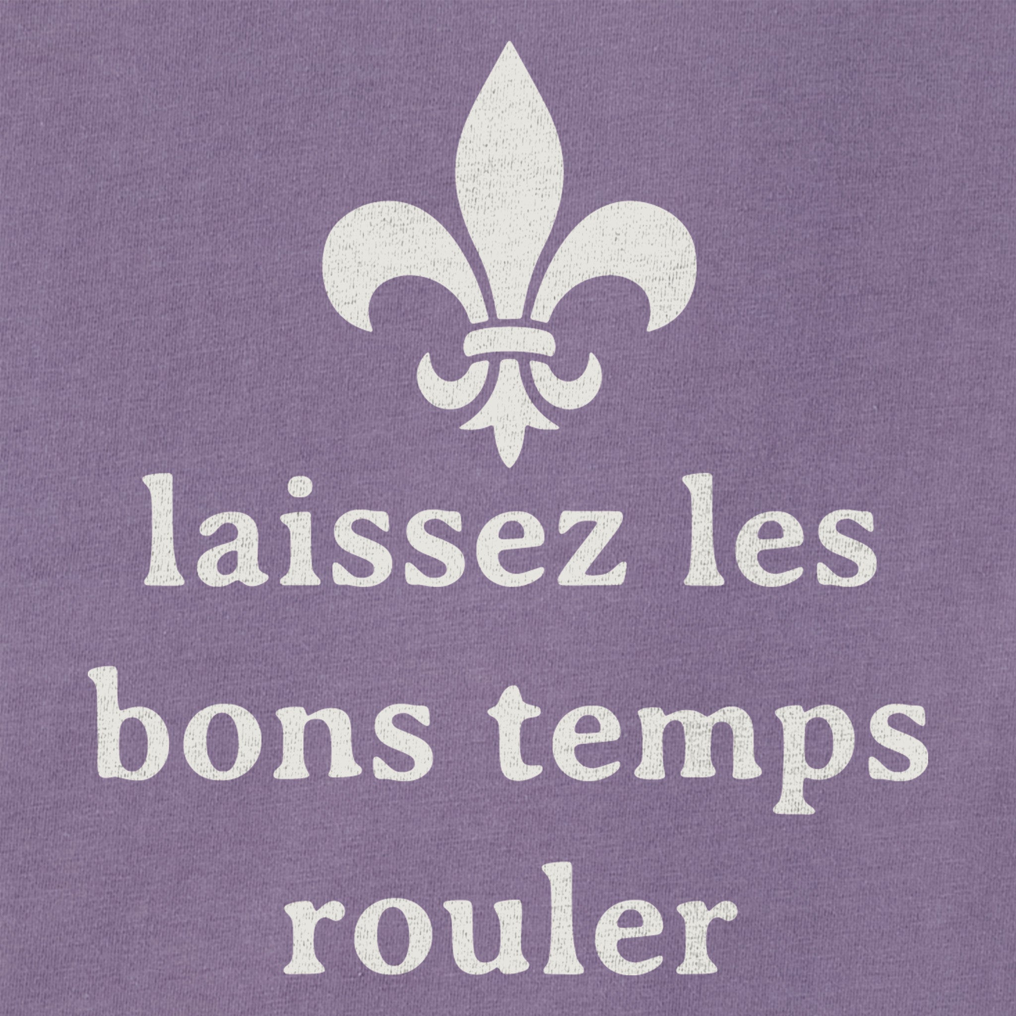 Women's Laissez Les Bons Temps Rouler Mardi Gras Short Sleeve Crusher Tee