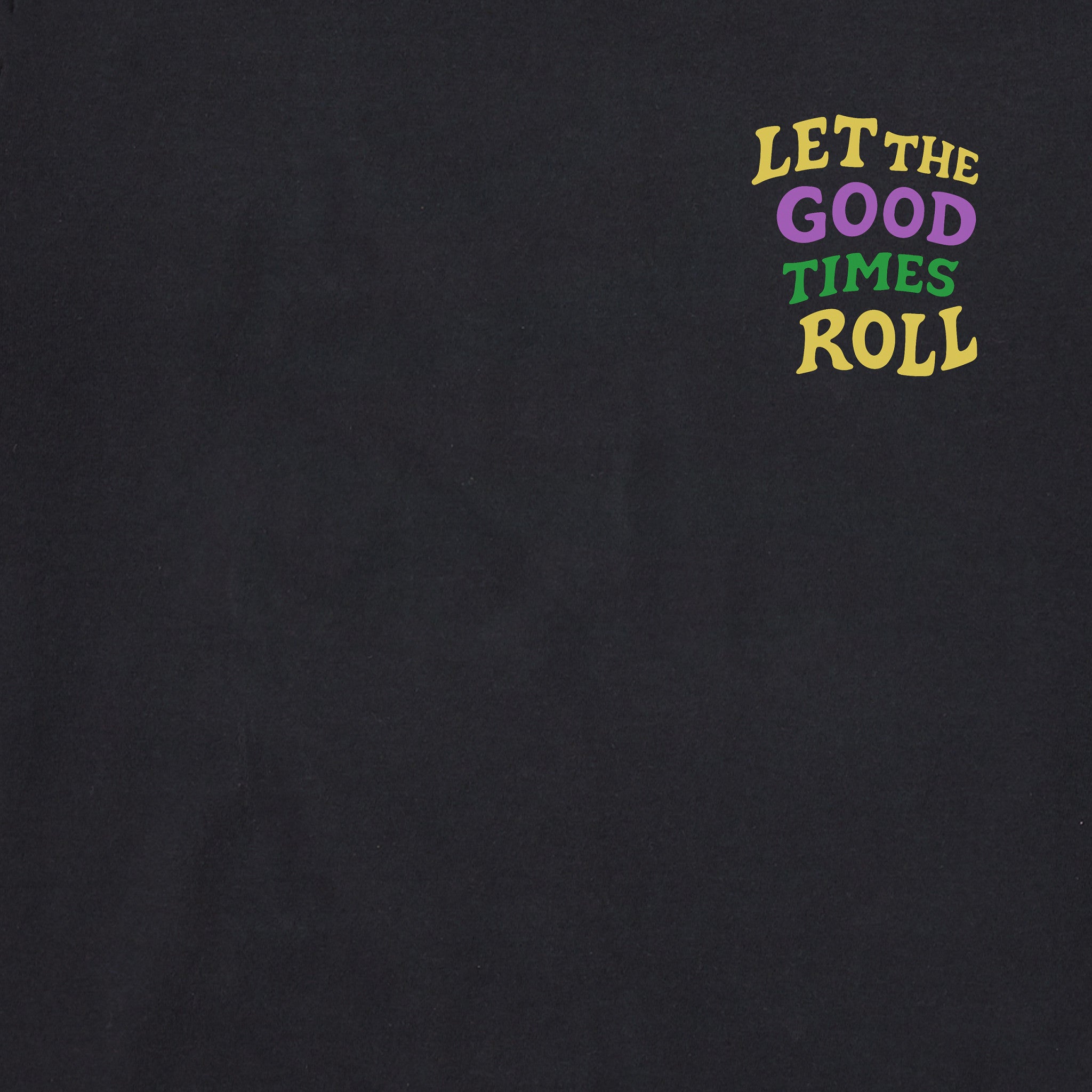 Women's Let the Good Times Roll Mardi Gras Gator Short Sleeve Crusher Tee
