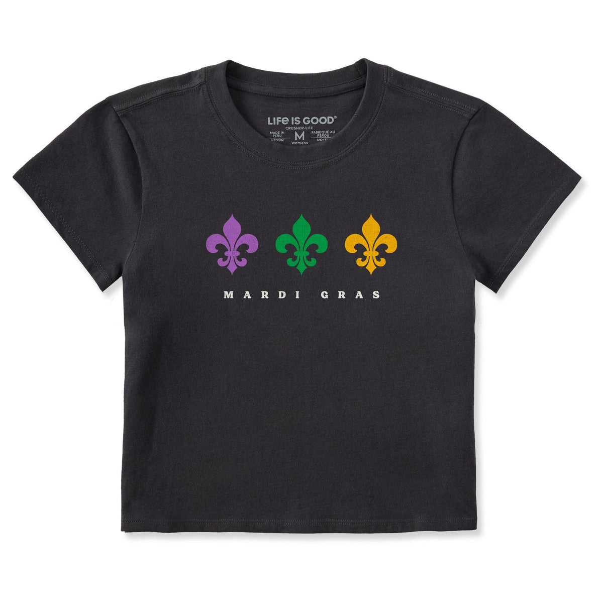 Women's Fleur De Lis Trio Crusher-LITE Shrunken Tee
