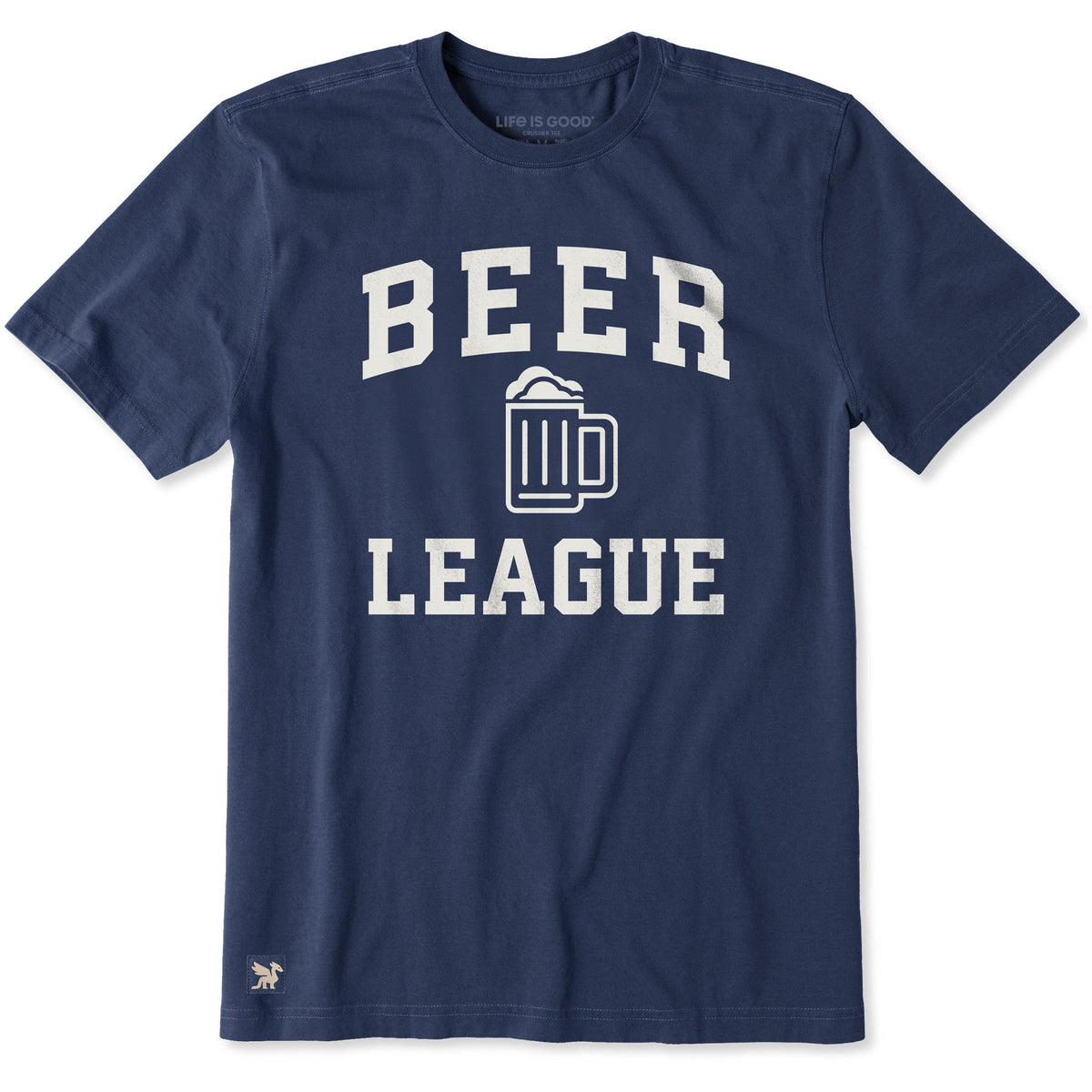 Men's Beer League Arch Short Sleeve Crusher Tee