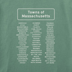 Men's Towns of Massachusetts Short Sleeve Crusher Tee