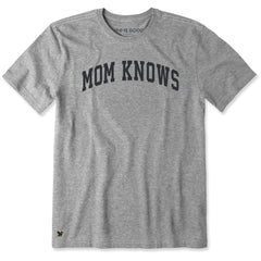 Men's Mom Knows Arch Short Sleeve Crusher Tee