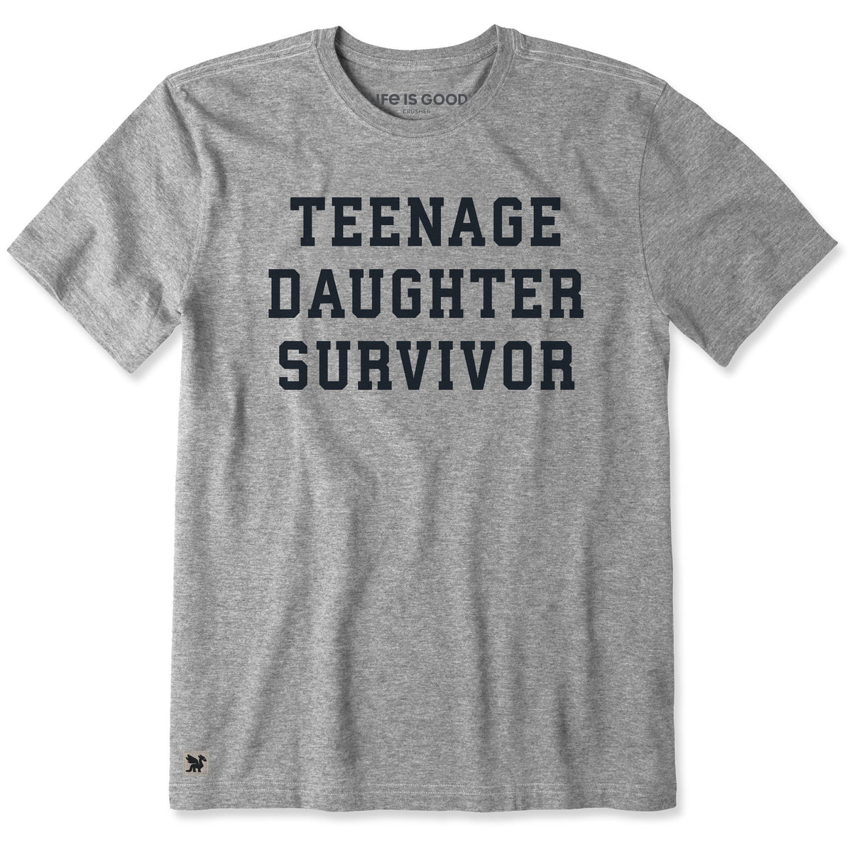 Men's Teenage Daughter Survivor Arch Short Sleeve Crusher Tee