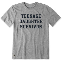 Men's Teenage Daughter Survivor Arch Short Sleeve Crusher Tee