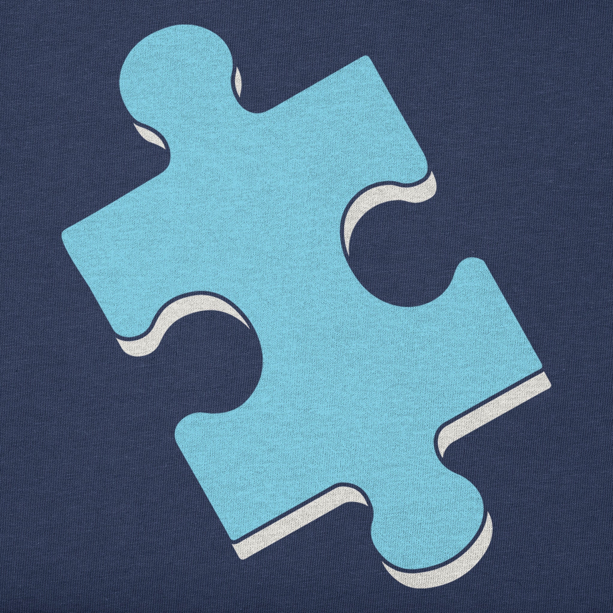 Toddler Puzzle Piece Short Sleeve Crusher Tee