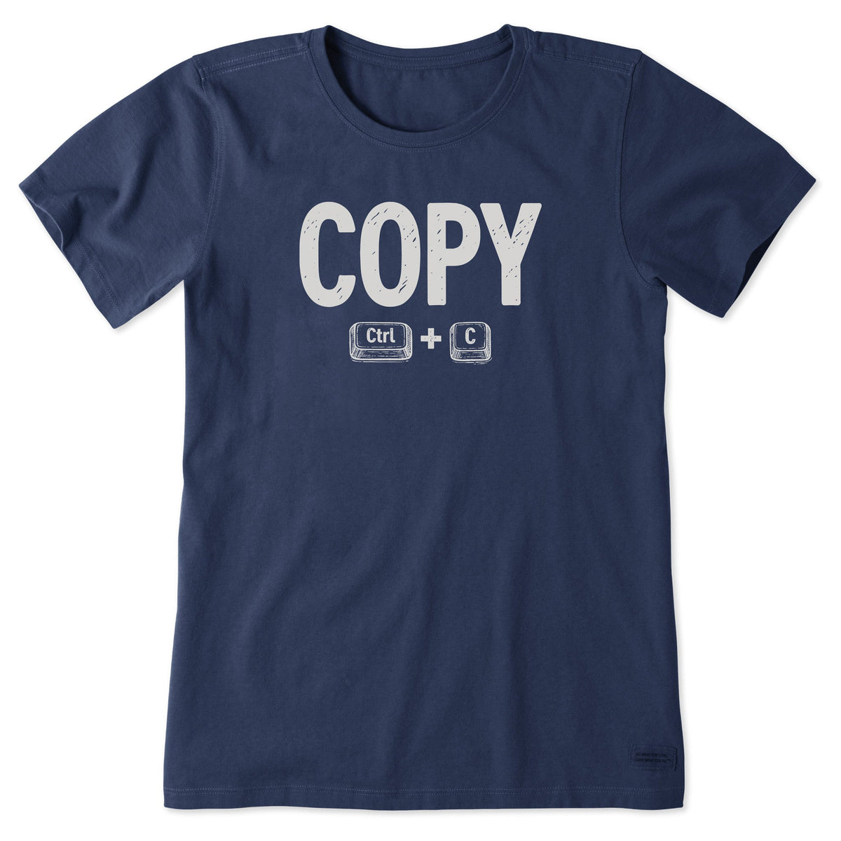Women's Copy Ctrl + C Short Sleeve Crusher Tee