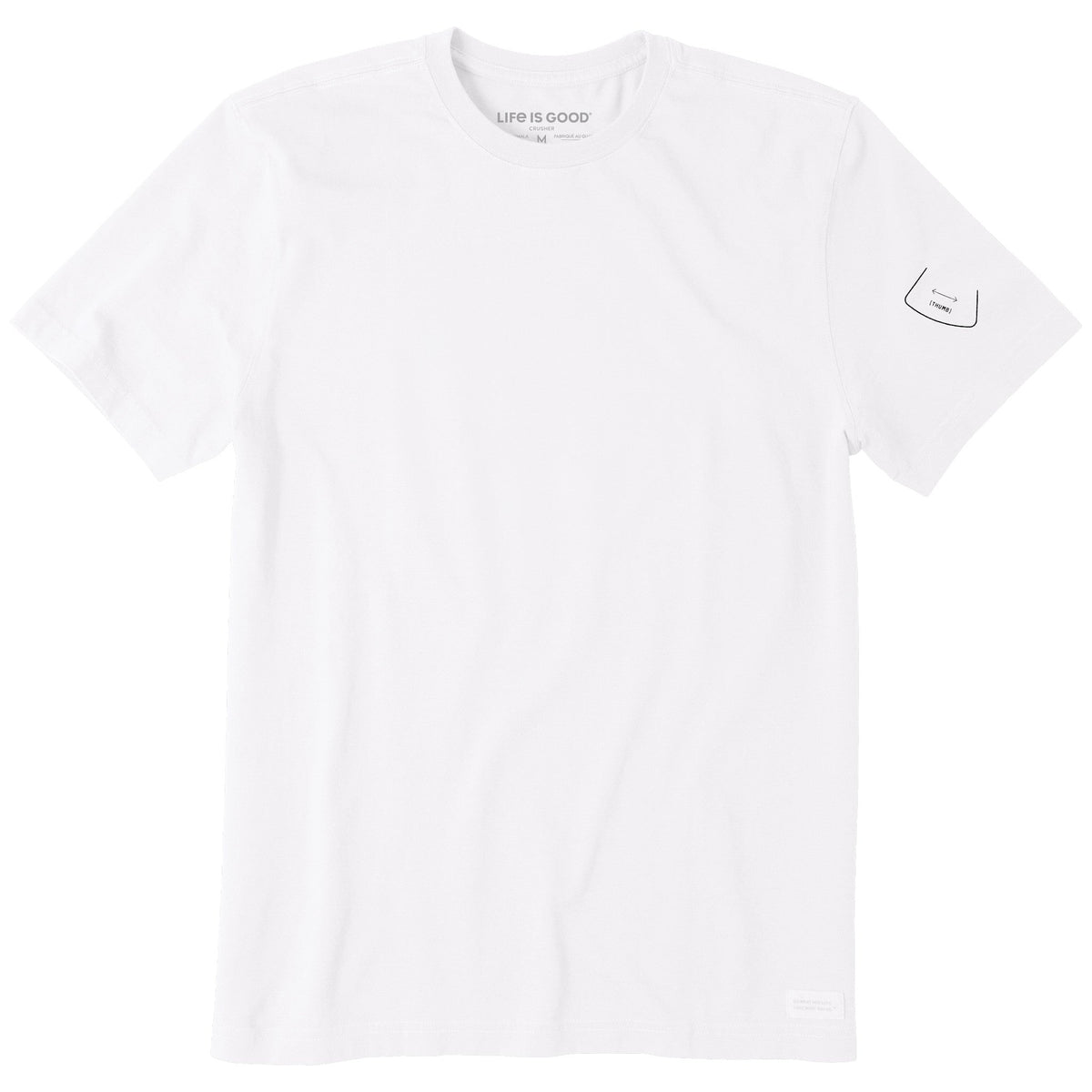 Men's Thumb Short Sleeve Crusher Tee