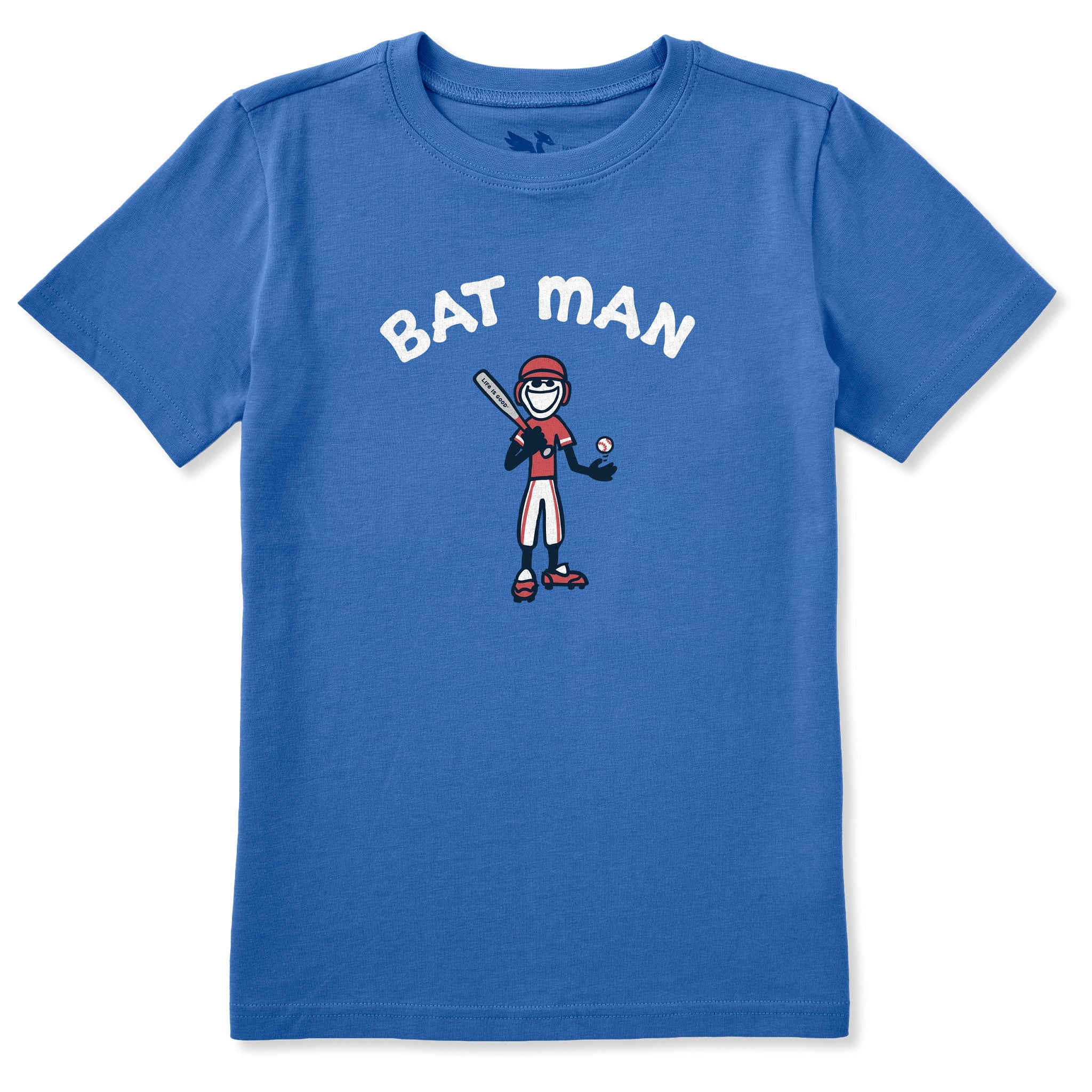 Kids Jake Bat Man Short Sleeve Crusher Tee