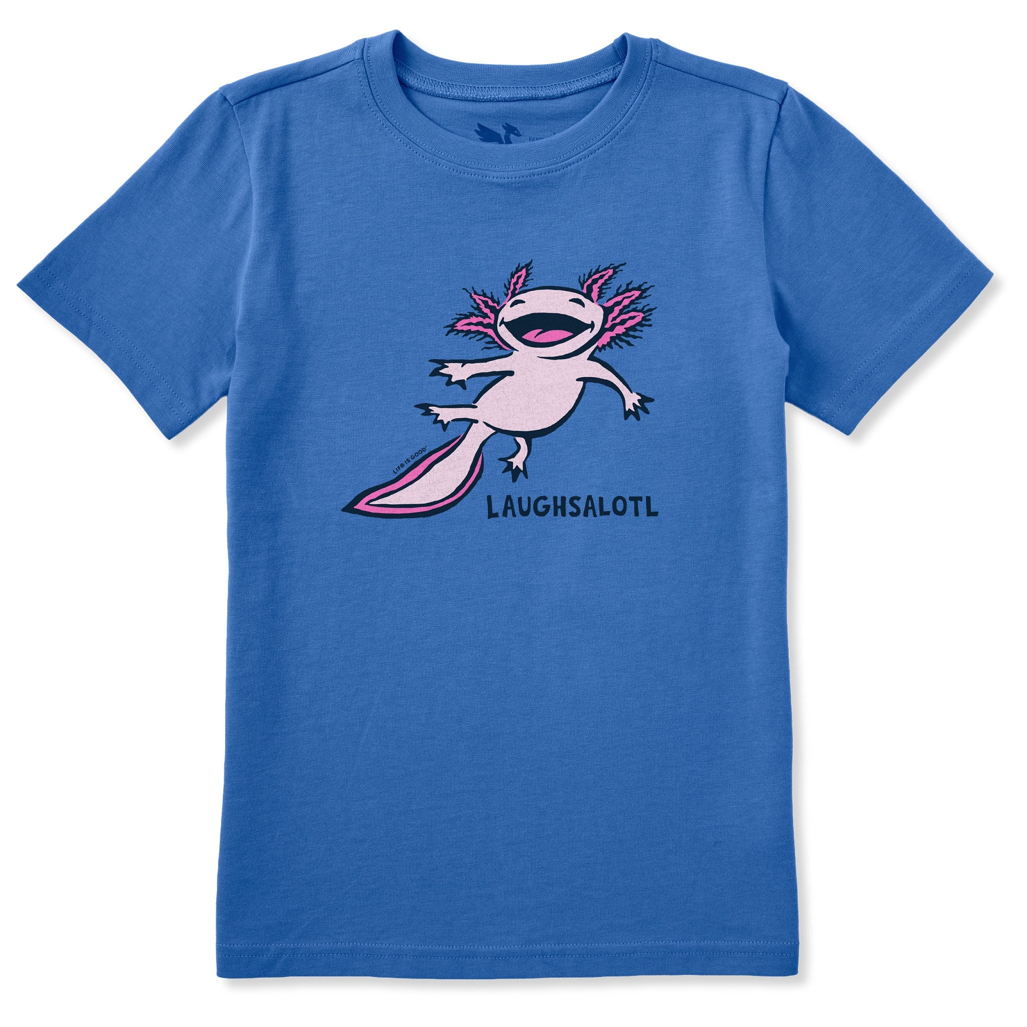 Kids Laughsalotl Short Sleeve Crusher Tee