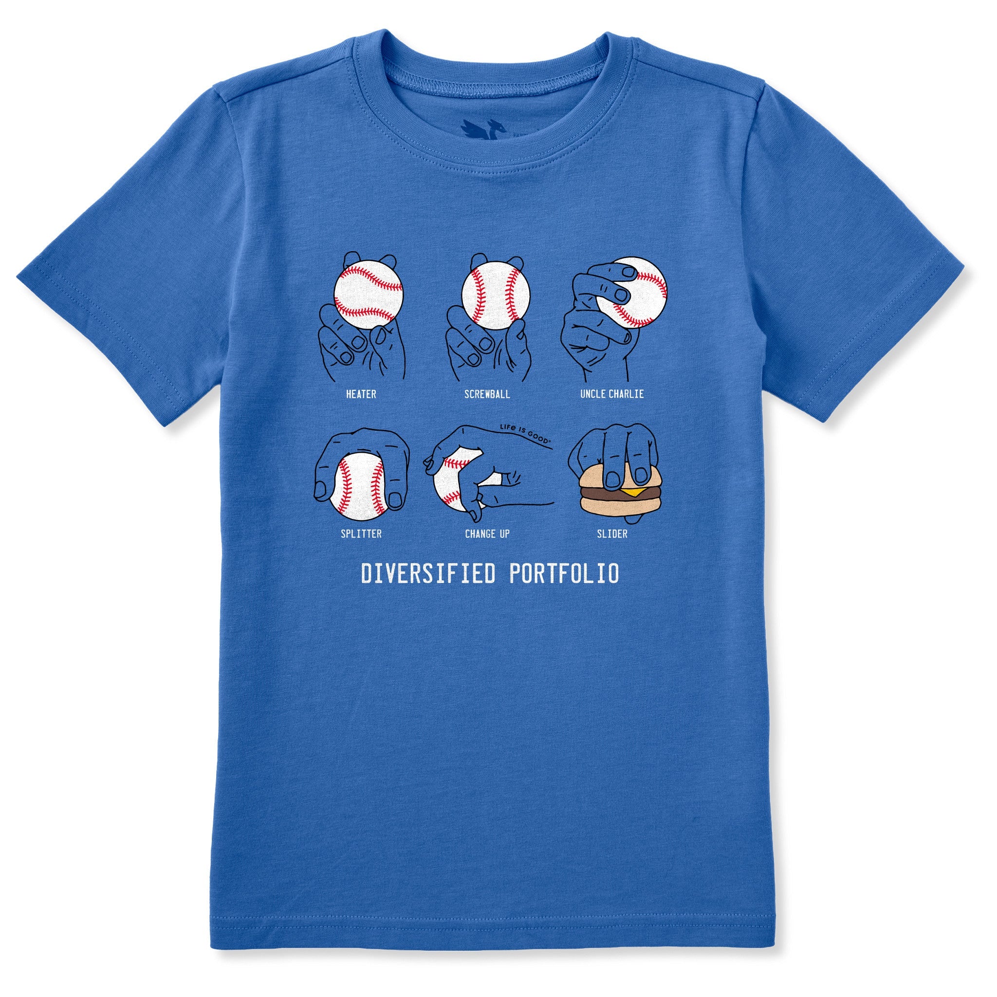 Kids Diversified Pitch Portfolio Short Sleeve Crusher Tee