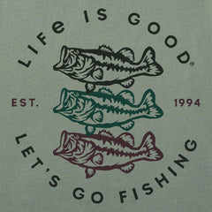 Kids Let's Go Fishing Short Sleeve Crusher Tee