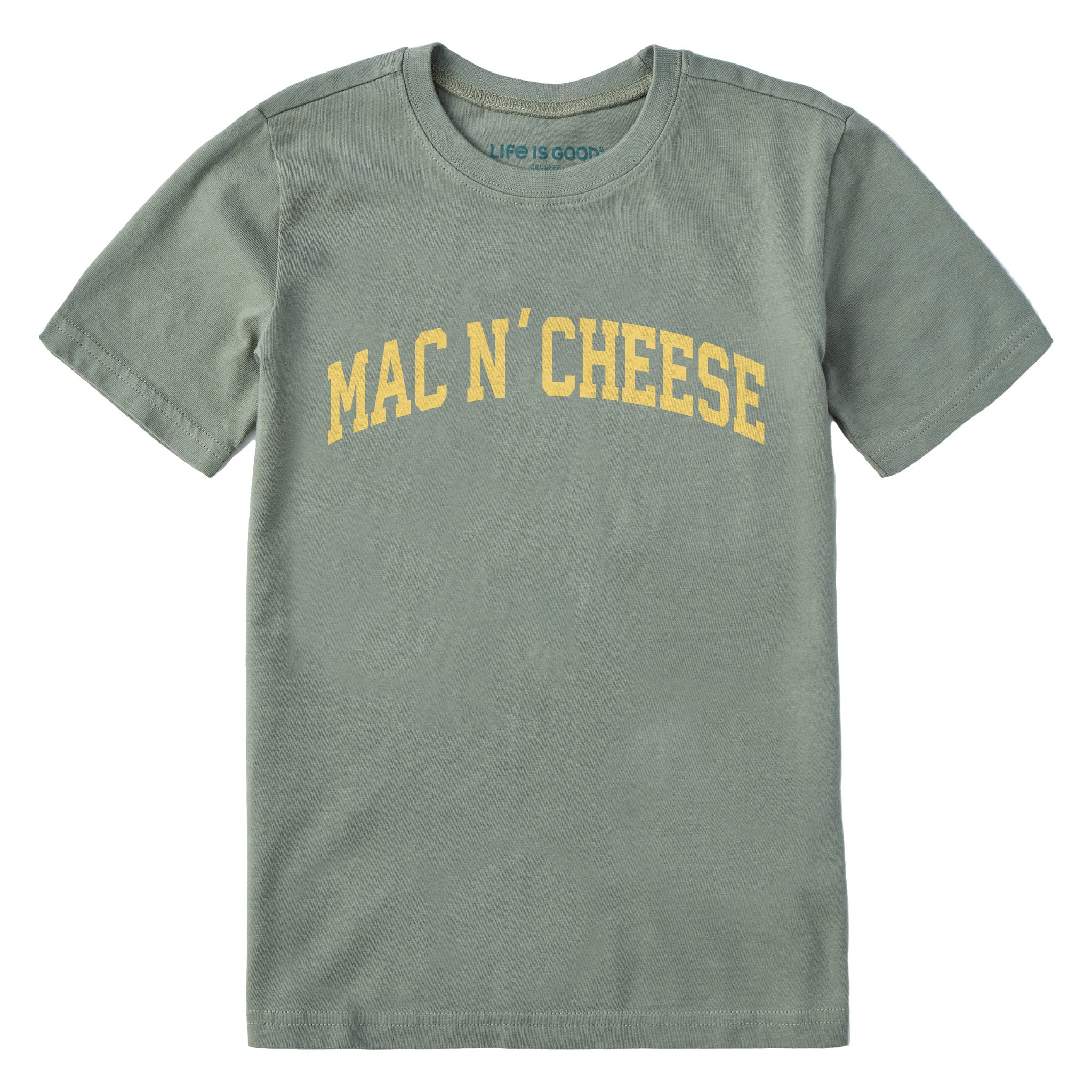 Kids Mac N' Cheese Arch Short Sleeve Crusher Tee