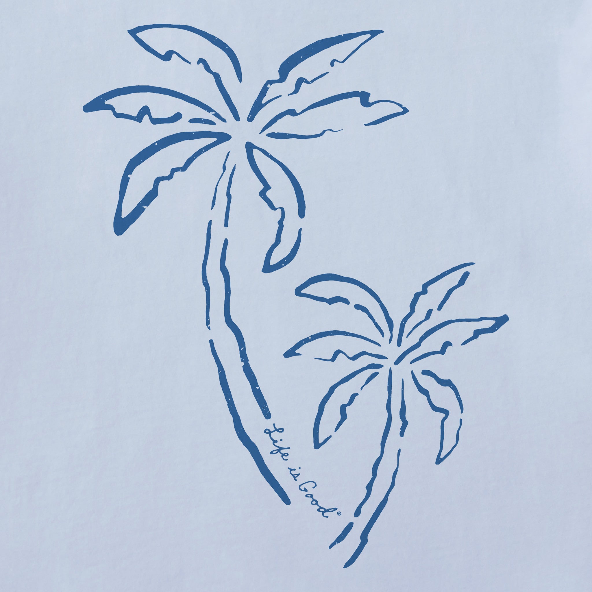Men's Two Simple Palms Short Sleeve Tee