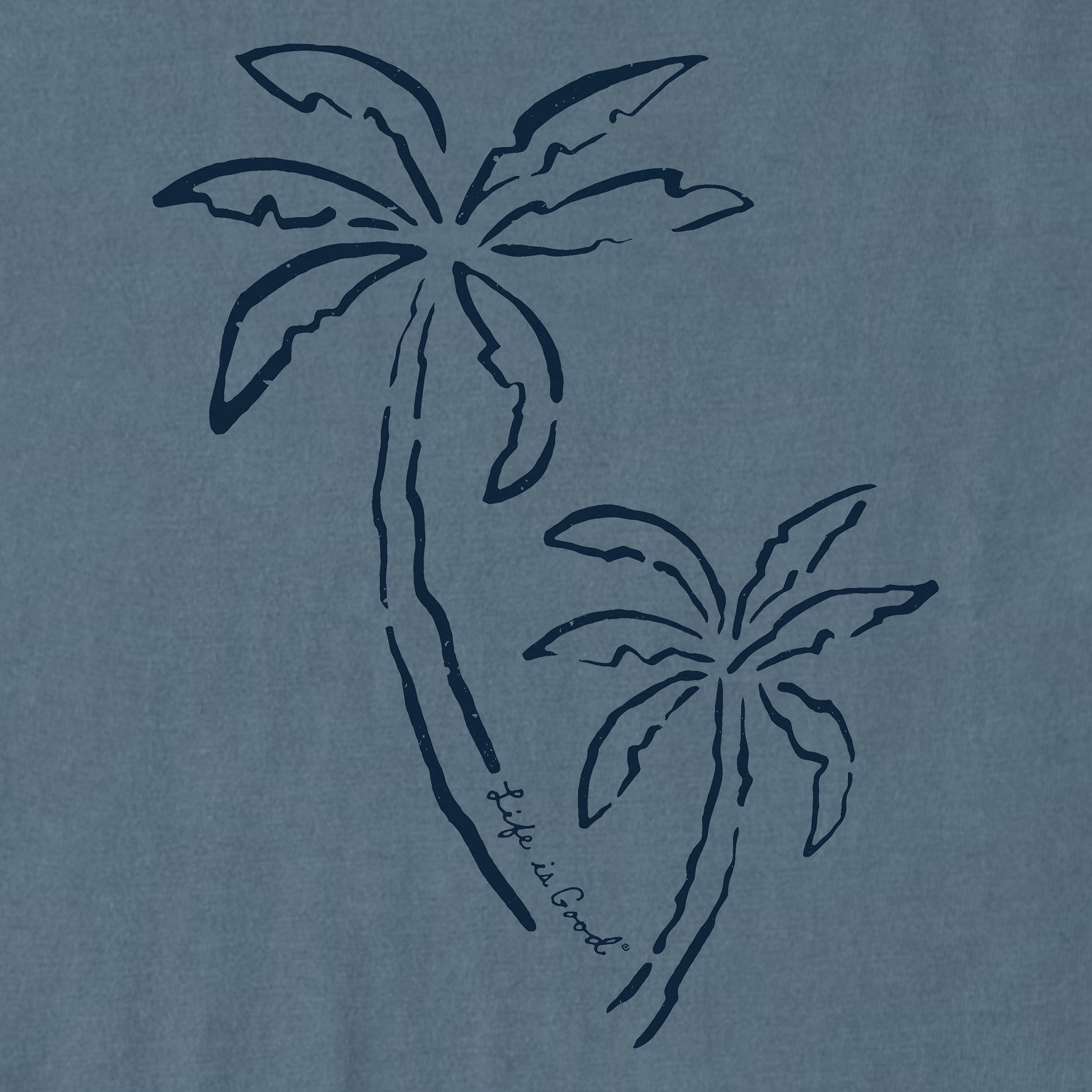 Men's Two Simple Palms Short Sleeve Tee