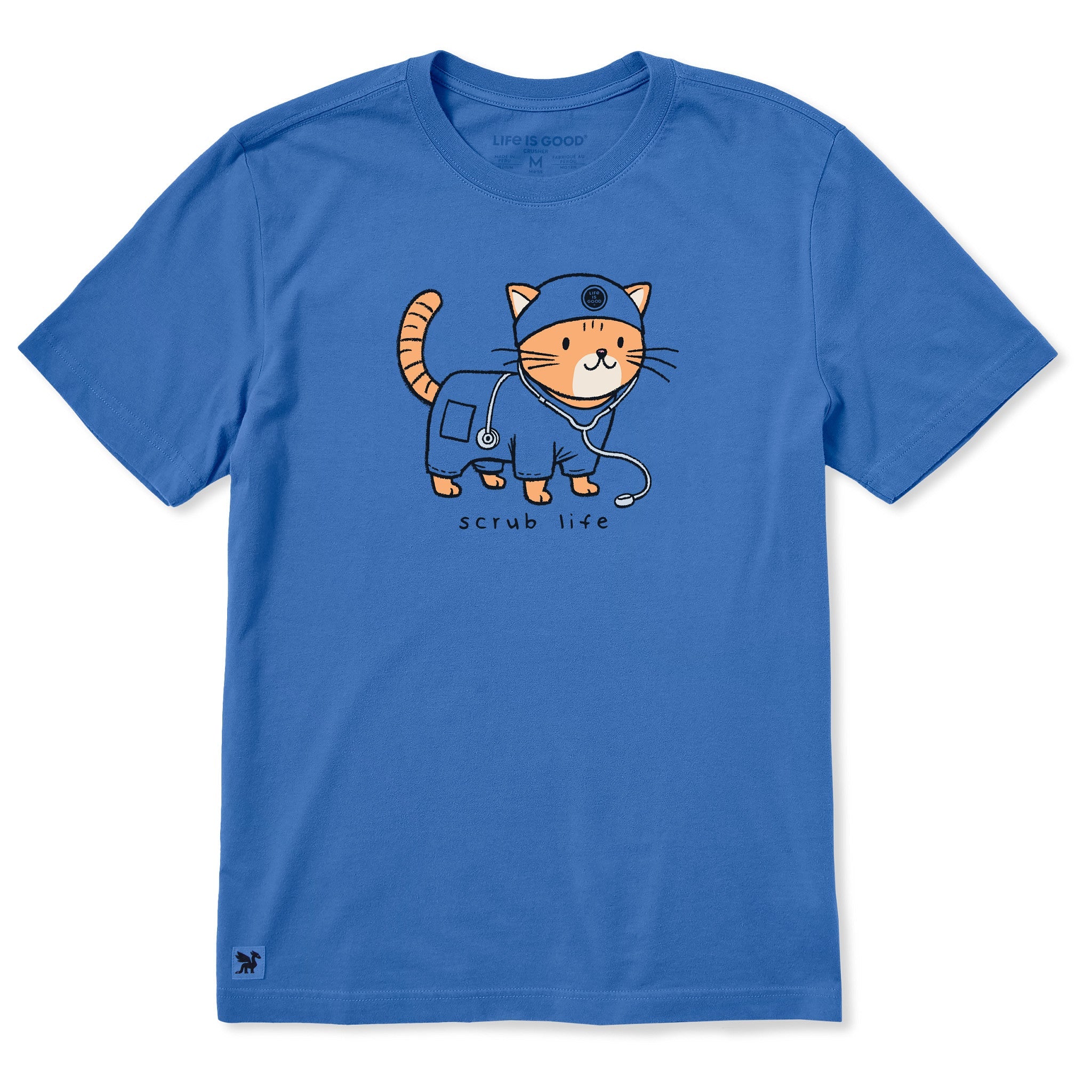 Men's Scrub Life Cat Short Sleeve Tee