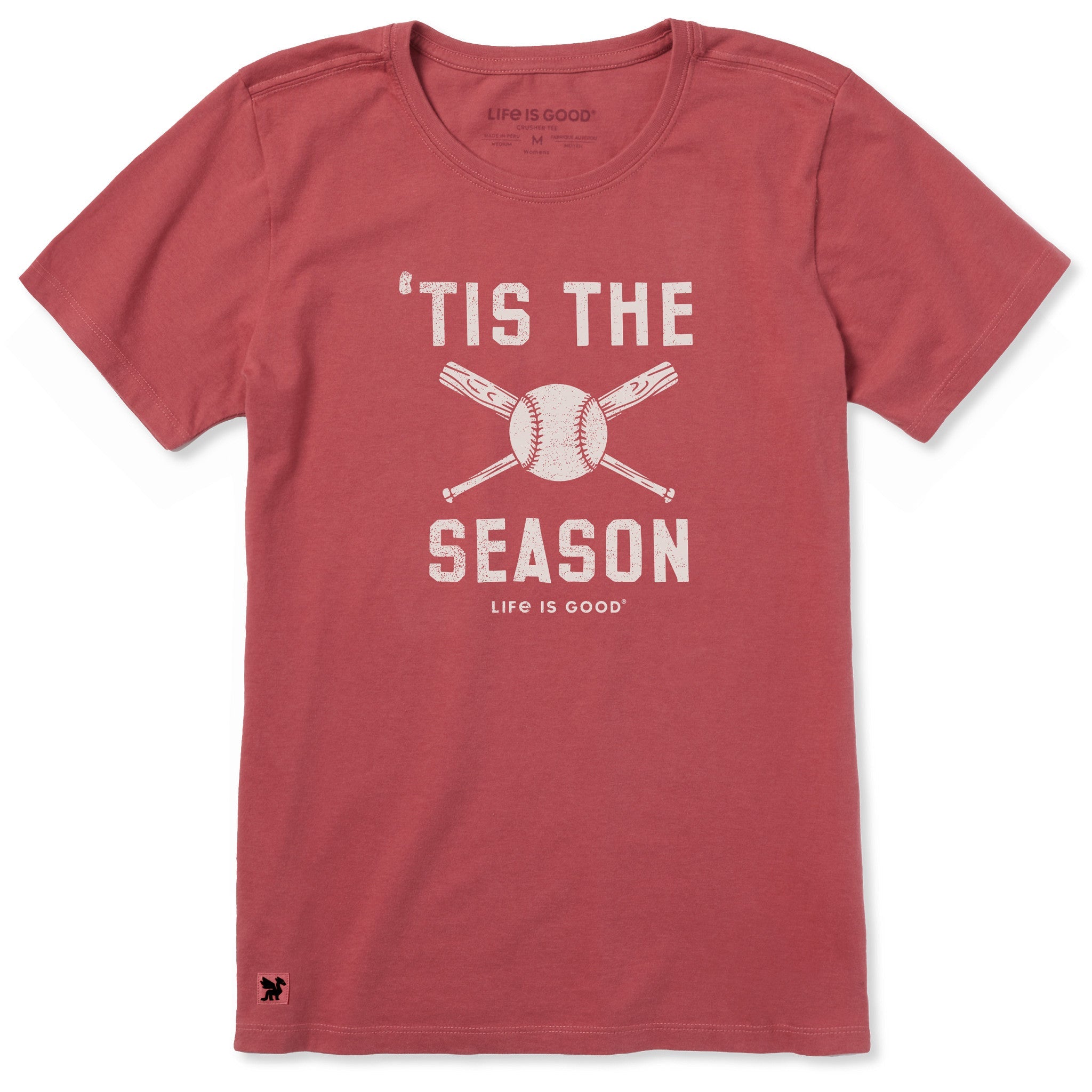 Women's 'Tis the Season Baseball Bats Short Sleeve Crusher Tee