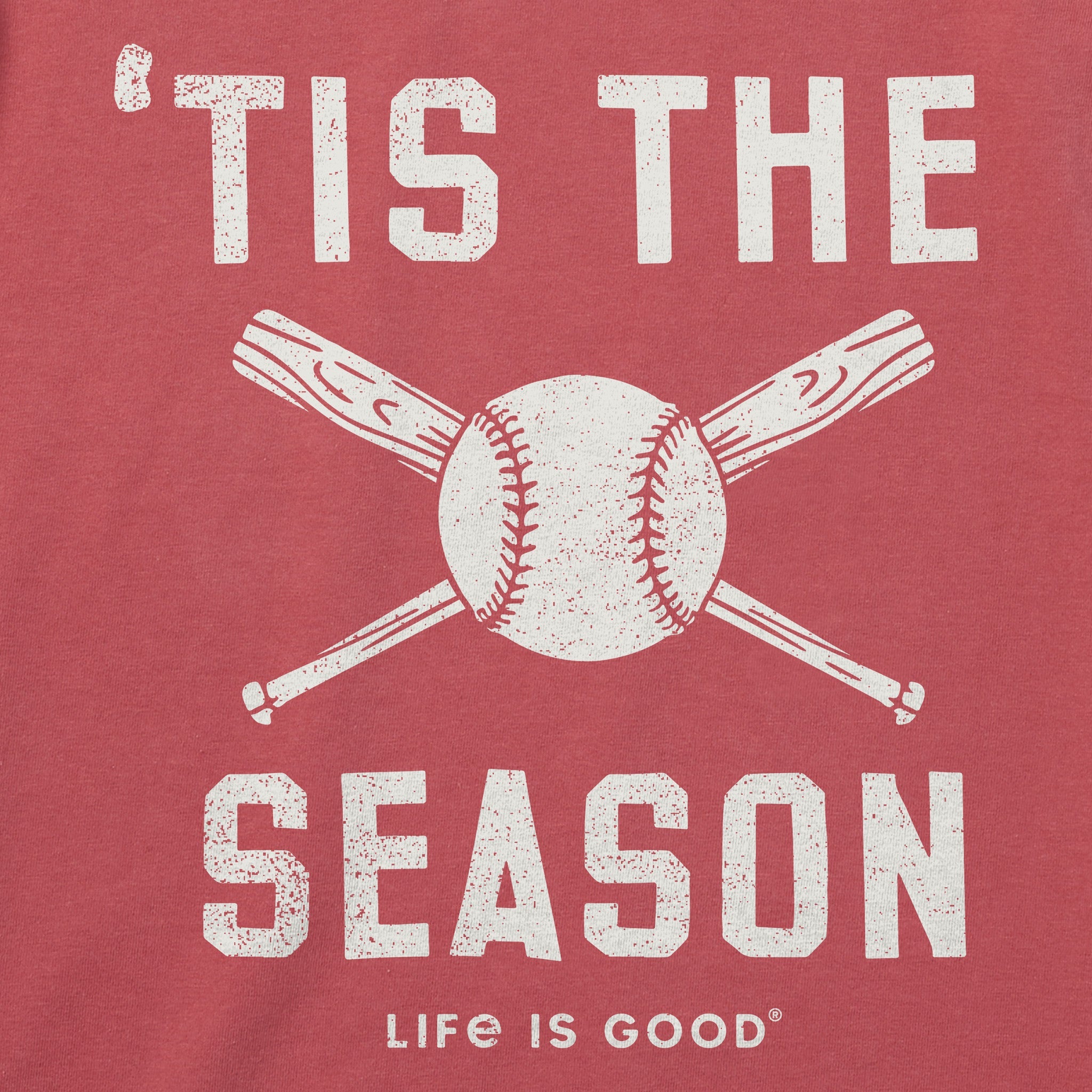 Women's 'Tis the Season Baseball Bats Short Sleeve Crusher Tee