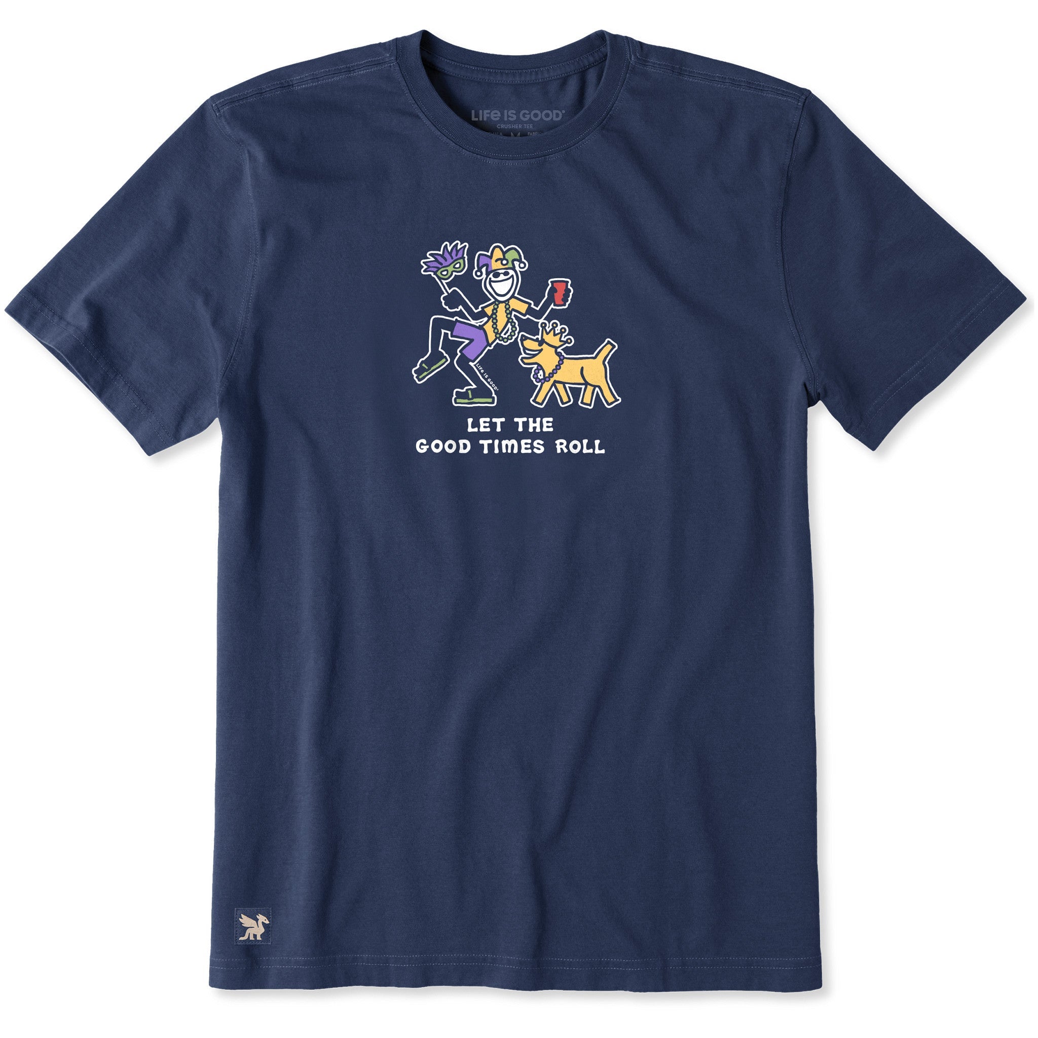 Men's Let the Good Times Roll Jake Rocket Short Sleeve Crusher Tee