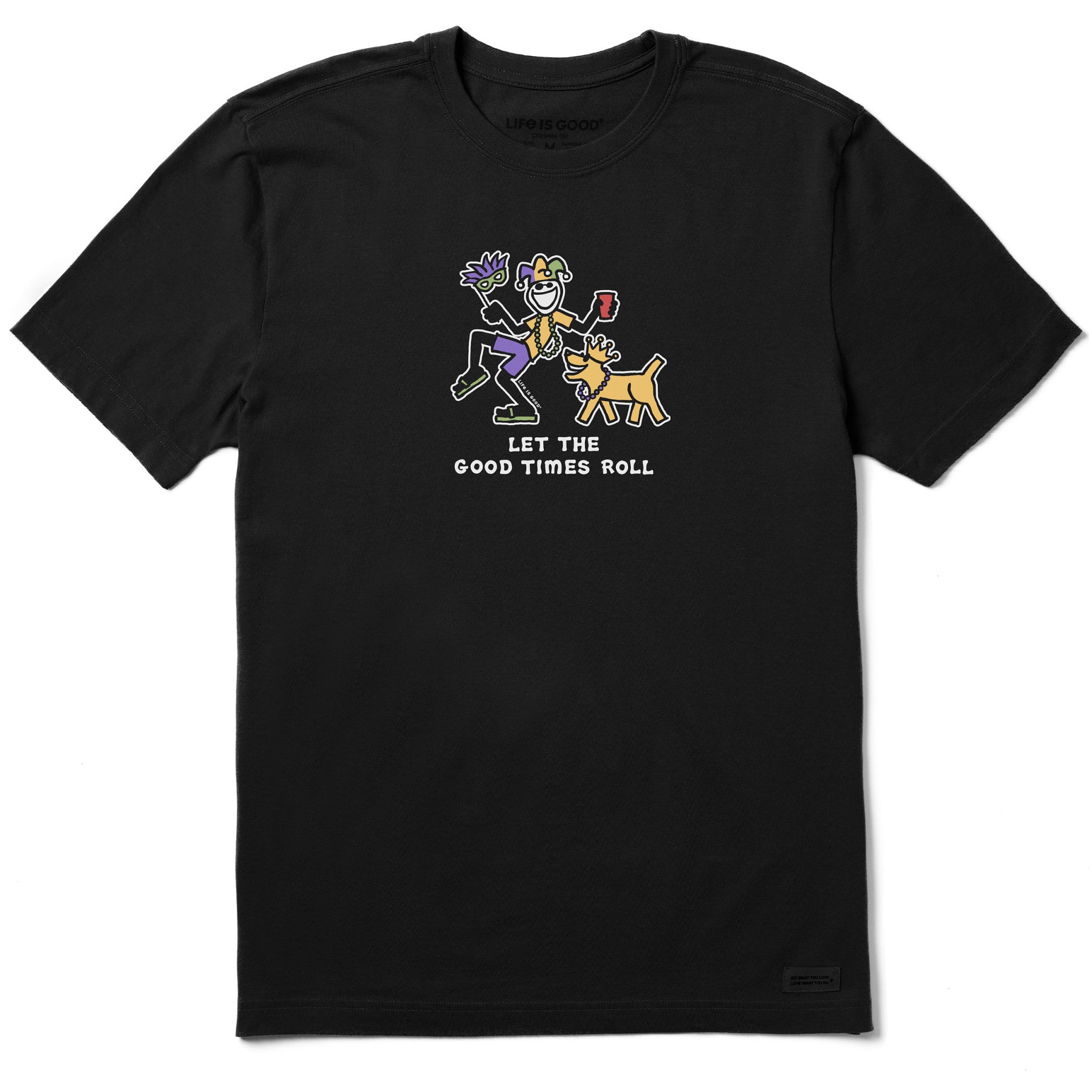 Men's Let the Good Times Roll Jake Rocket Short Sleeve Crusher Tee