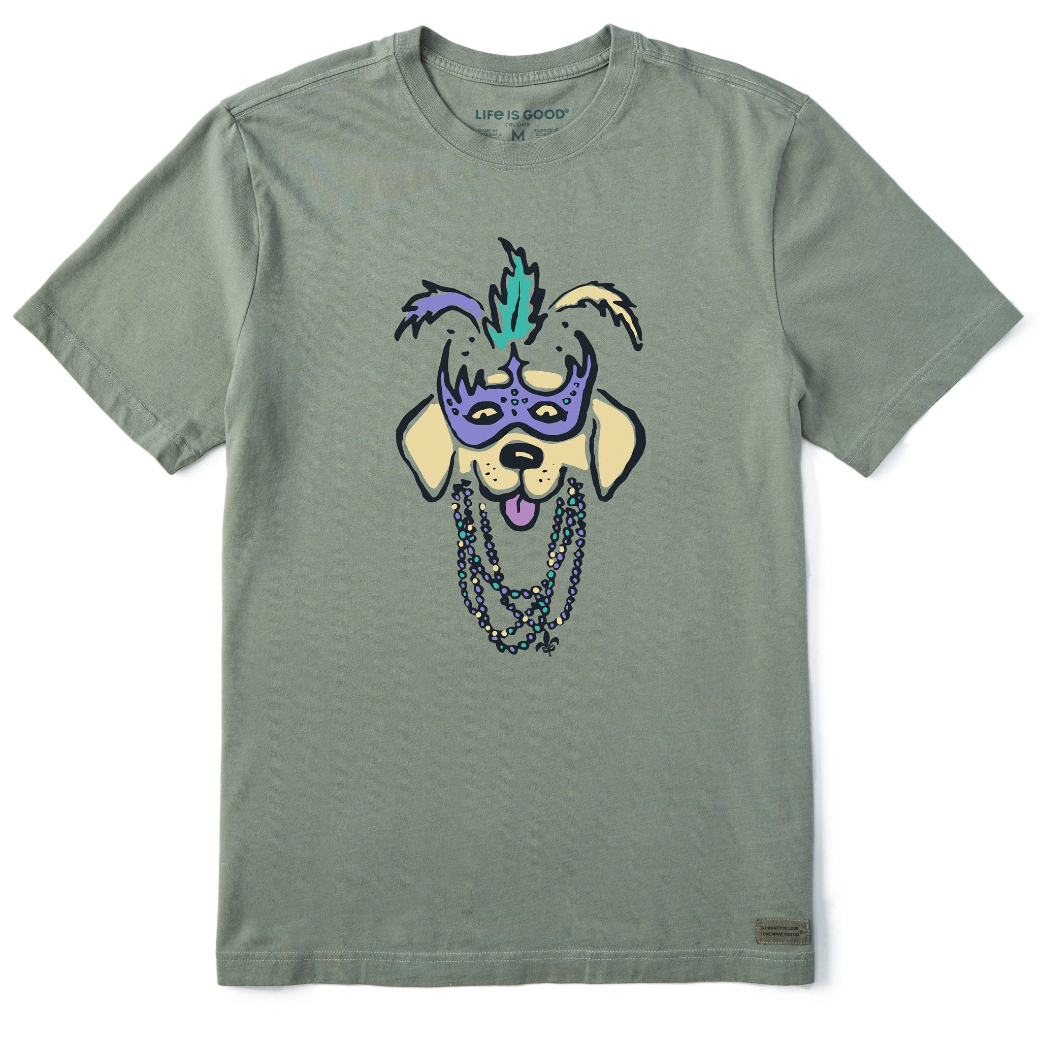 Men's Mardi Paws Short Sleeve Crusher Tee