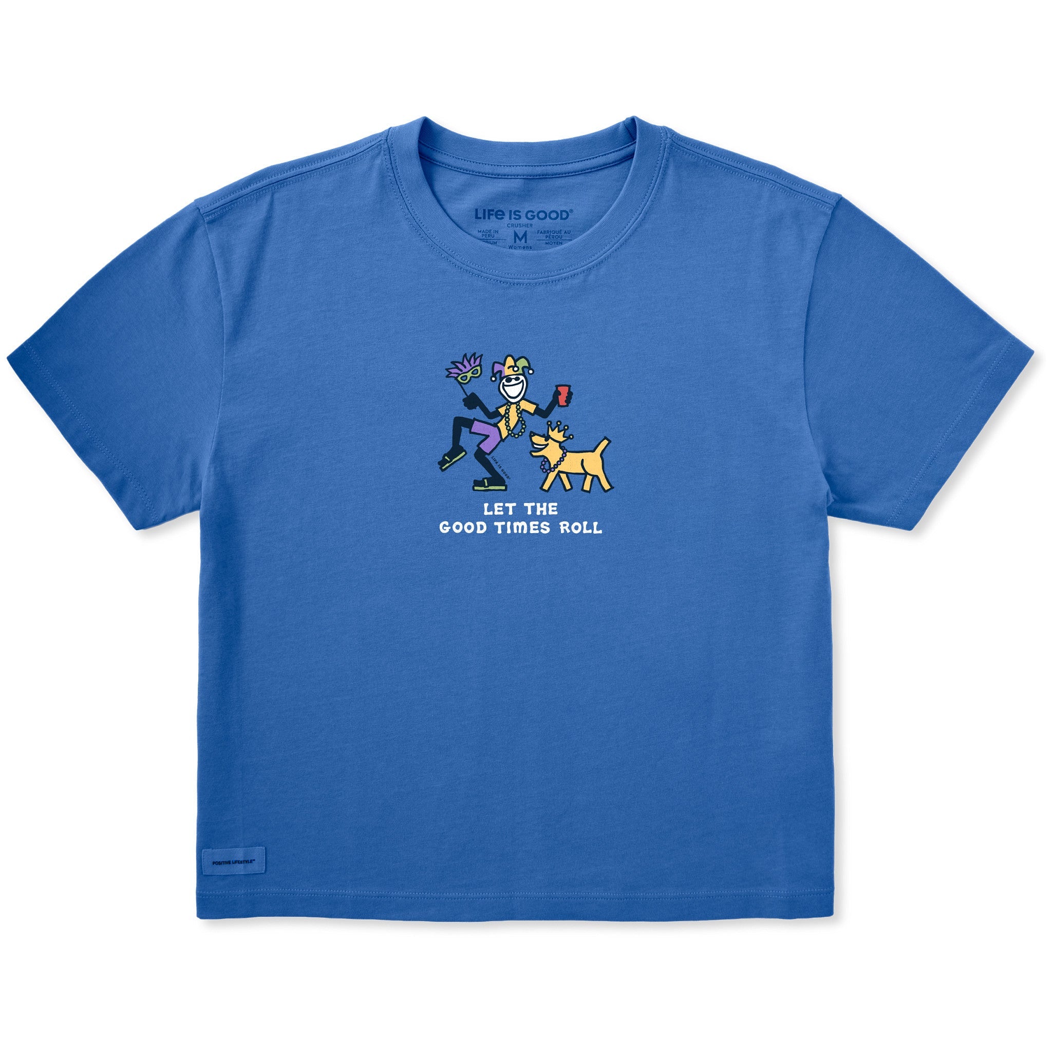 Women's Let the Good Times Roll Jake Rocket Short Sleeve Crusher Boxy Tee