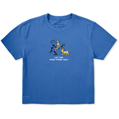 Women's Let the Good Times Roll Jake Rocket Short Sleeve Crusher Boxy Tee