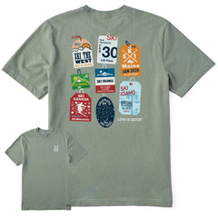Men's Lift Tickets Short Sleeve Crusher Tee