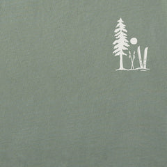 Men's Simple Ski Pine Short Sleeve Crusher Tee