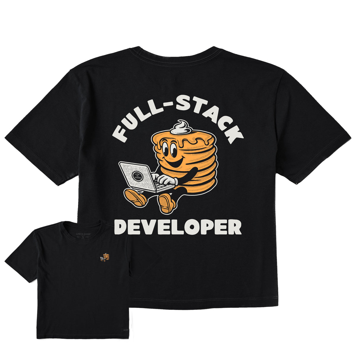 Women's Full-Stack Developer Short Sleeve Crusher Boxy Tee