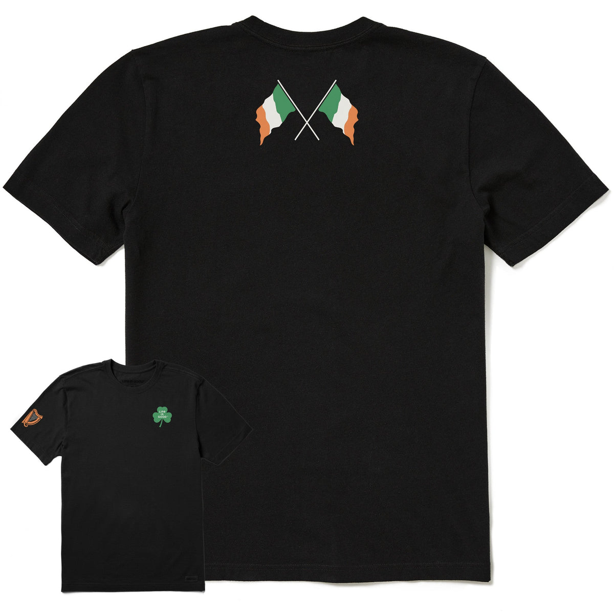 Men's Irish Icons Life is Good Short Sleeve Crusher Tee
