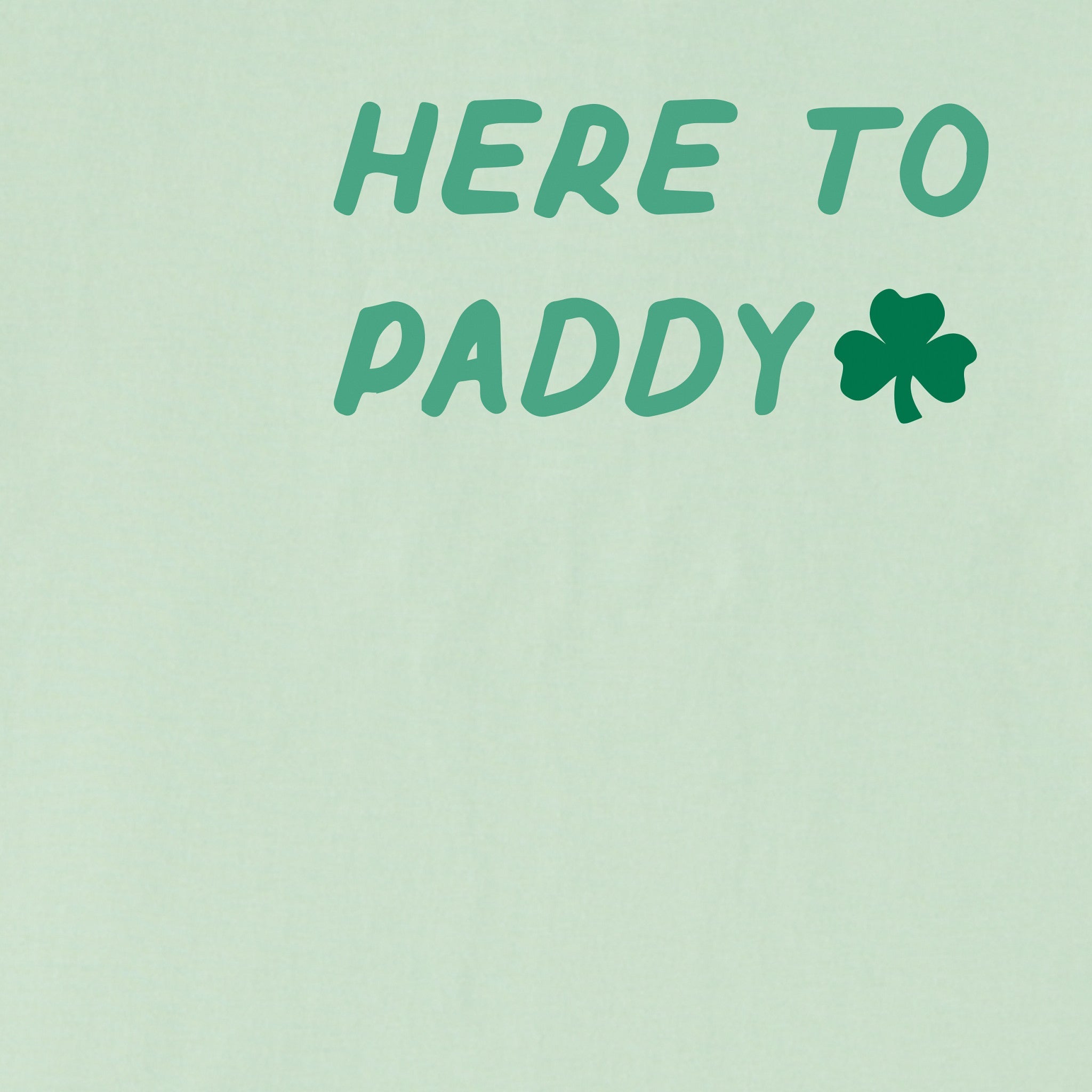 Women's Here to Paddy Shamrock Short Sleeve Crusher Boxy Tee