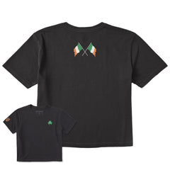Women's Irish Icons Life is Good Short Sleeve Crusher Boxy Tee