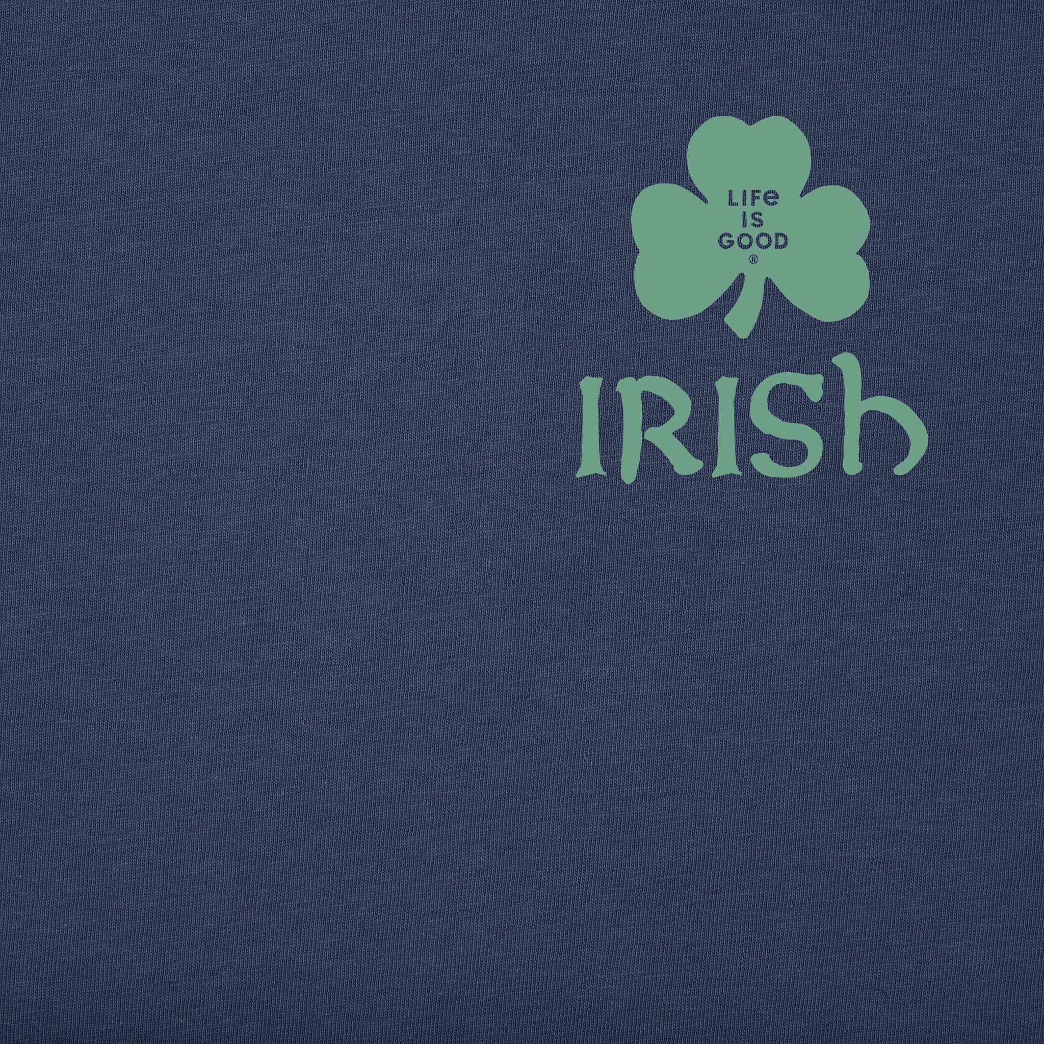 Women's Irish Clover Stack Long Sleeve Crusher Tee